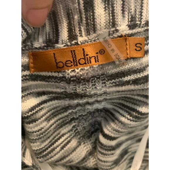 Belldini marbled black long sleeves open front cardigan size small - Picture 4 of 8